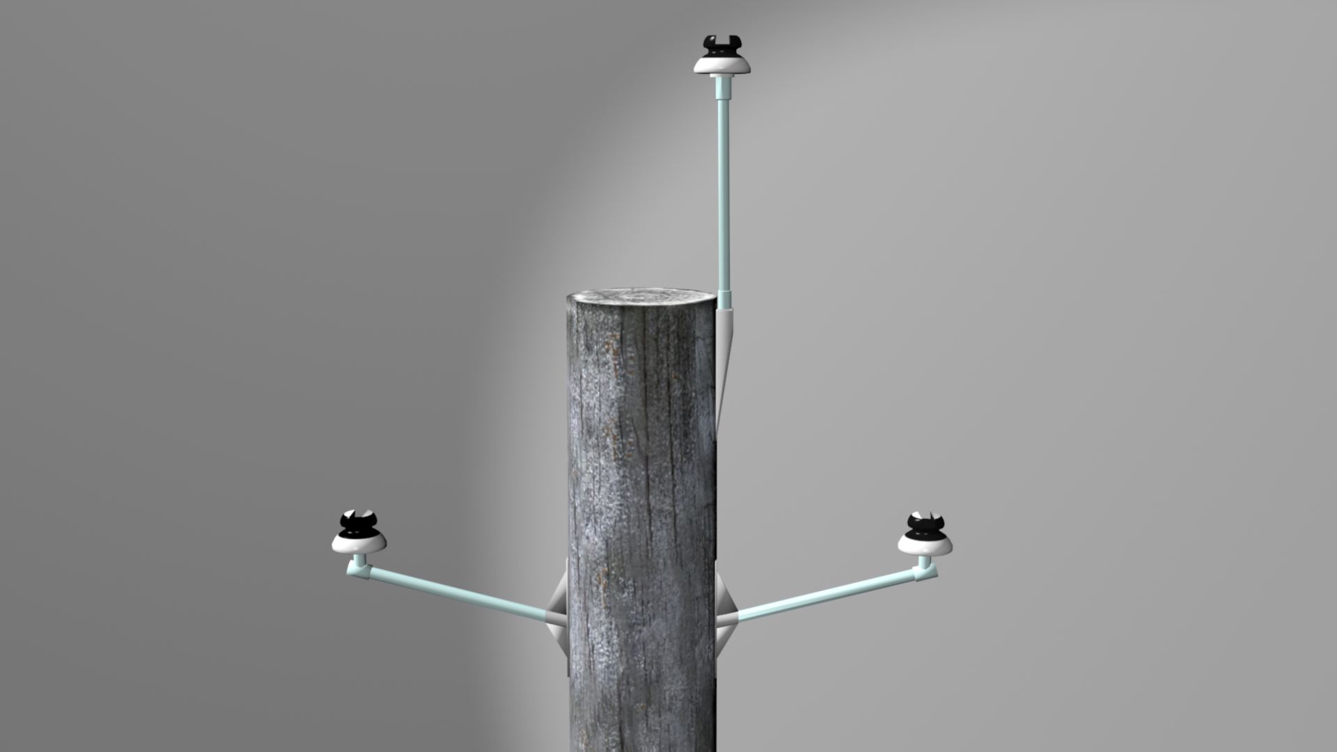 Wooden Electric Pole LOD 1