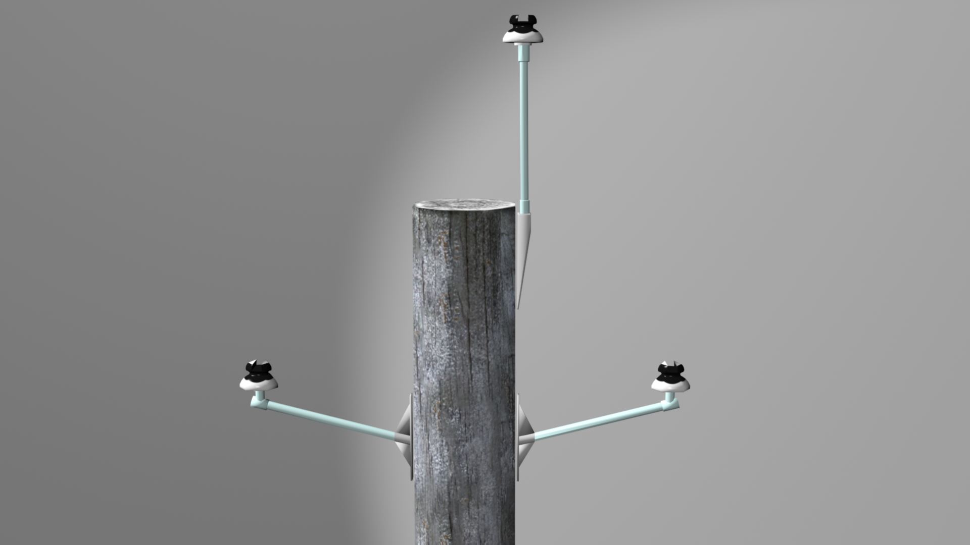 Wooden Electric Pole LOD 2